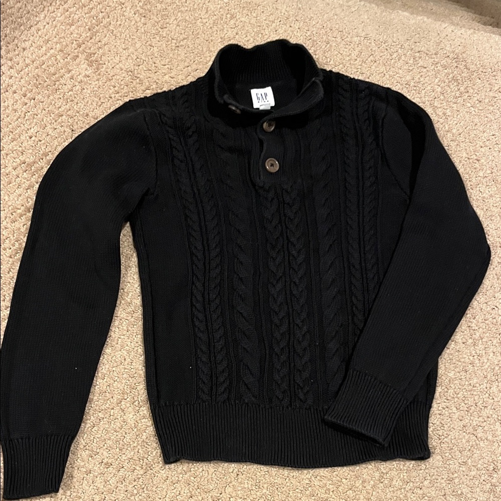GAP Men's Black Turtleneck Sweater